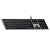 Дротова клавіатура Satechi Slim W3 Wired USB-C QWERTY Grey (879961009083)