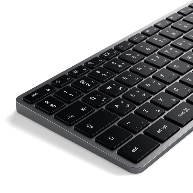 Дротова клавіатура Satechi Slim W3 Wired USB-C QWERTY Grey (879961009083)