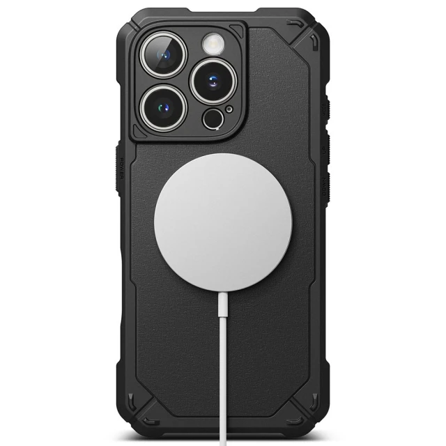 Чохол Ringke Rugged Gear для iPhone 16 Pro Black with MagSafe (8800274963771)