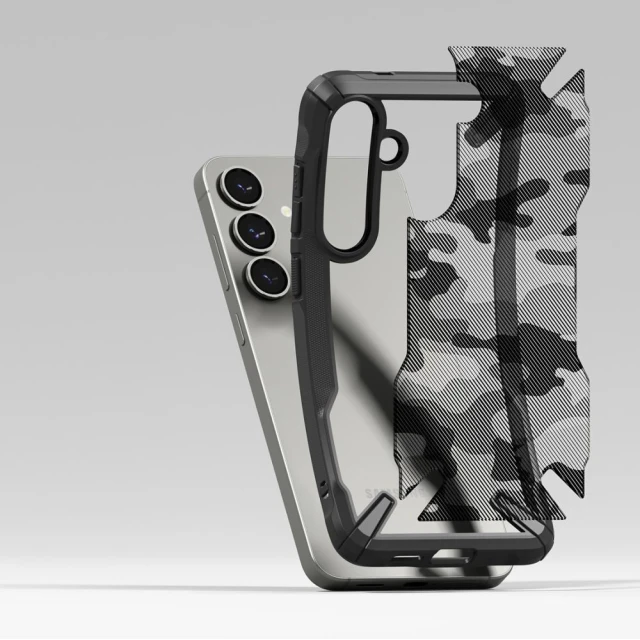 Чохол Ringke Fusion X для Samsung Galaxy S25 Plus (S936) Camo Black (8800274968684)