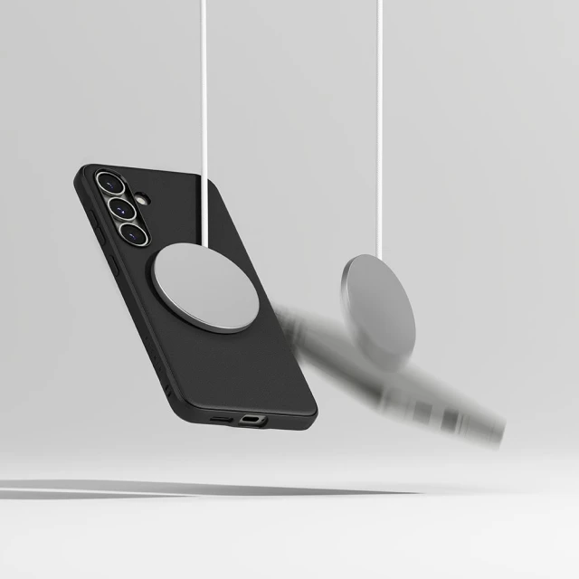 Чохол Ringke Onyx Magnetic для Samsung Galaxy S25 Plus (S936) Black with MagSafe (8800274968769)