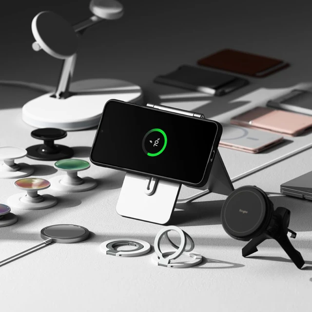 Чохол Ringke Onyx Magnetic для Samsung Galaxy S25 Plus (S936) Black with MagSafe (8800274968769)