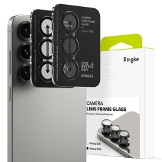 Захисне скло Ringke для камери Samsung Galaxy S25 Plus (S936) Camera Frame Protector (2 pack) Black (8800274968875)
