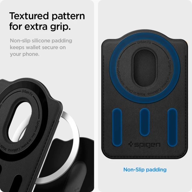Чохол Spigen Urban Fit Wallet MagSafe Magnetic Card Holder Galaxy S Black with MagSafe (AFA09208)