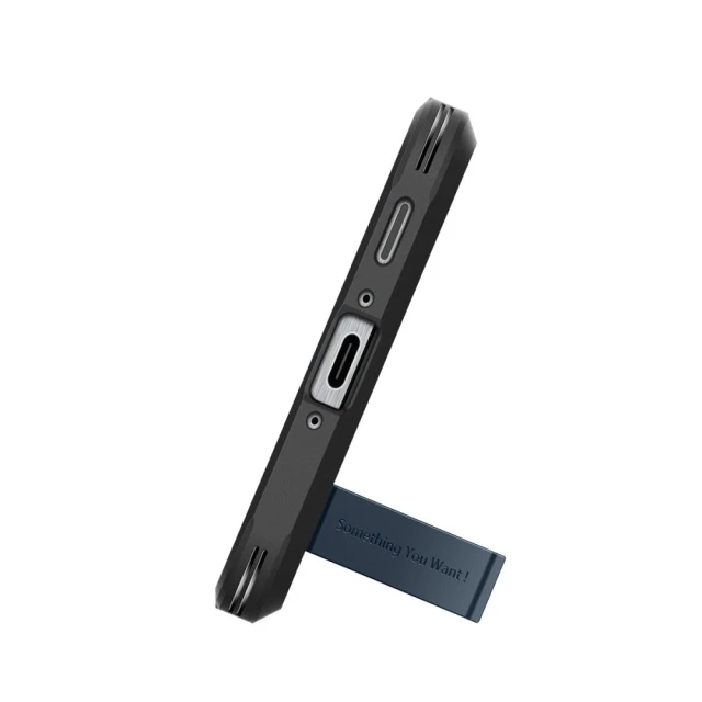 Чохол Spigen Tough Armor для Samsung Galaxy A56 5G (A566) Metal Slate (ACS09295)