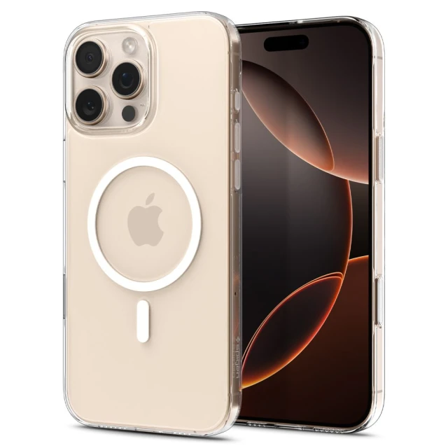 Чохол Spigen Thin Fit для iPhone 16 Pro Max Clear White with MagSafe (ACS09315)