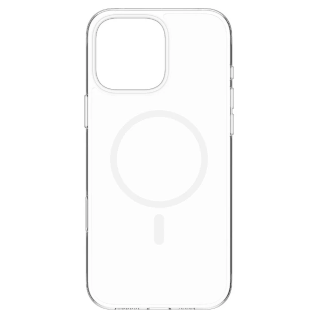 Чохол Spigen Thin Fit для iPhone 16 Pro Max Clear White with MagSafe (ACS09315)