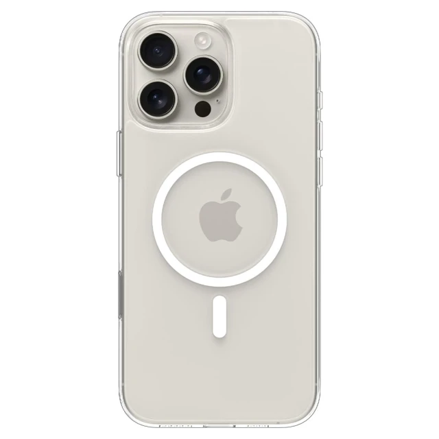 Чохол Spigen Thin Fit для iPhone 16 Pro Max Clear White with MagSafe (ACS09315)