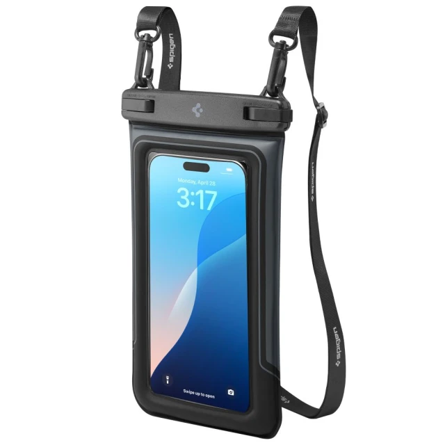 Водонепроникний чохол Spigen Universal Waterproof Float Case Matte Black (2 pack) (ACS09348)