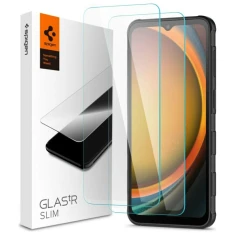 Защитное стекло Spigen Glas.TR Slim для Samsung Galaxy Xcover 7 (G556) | 7 Pro Clear (2 pack) (AGL09407)