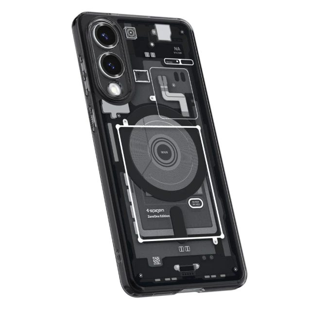 Чохол Spigen Ultra Hybrid Zero One для Samsung Galaxy S25 Edge (S937) Zero One Black with MagSafe (ACS09415)