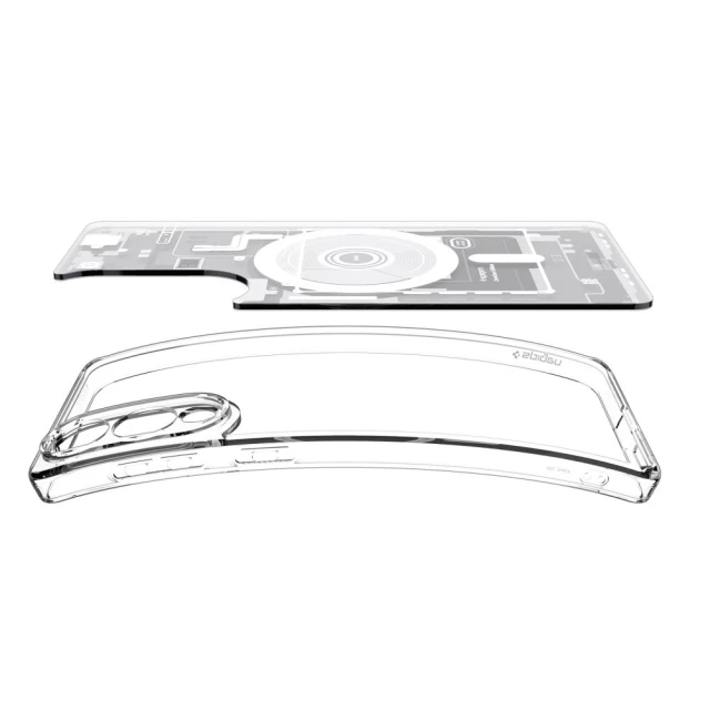 Чохол Spigen Ultra Hybrid Zero One для Samsung Galaxy S25 Edge (S937) Zero One White with MagSafe (ACS09417)