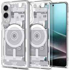 Чохол Spigen Ultra Hybrid Zero One для Samsung Galaxy S25 Edge (S937) Zero One White with MagSafe (ACS09417)