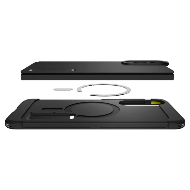 Чохол Spigen Tough Armor AI для Samsung Galaxy S25 Edge (S937) Black with MagSafe (ACS09422)