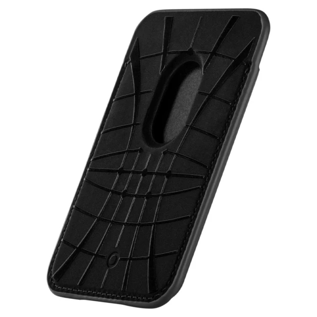 Магнітний гаманець Spigen Valentinus Pro 3 Cards Black with MagSafe (AFA09442)