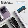 Магнітний гаманець Spigen Valentinus Pro 3 Cards Black with MagSafe (AFA09442)