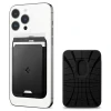Магнітний гаманець Spigen Valentinus Pro 3 Cards Black with MagSafe (AFA09442)
