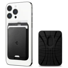Магнітний гаманець Spigen Valentinus Pro 3 Cards Black with MagSafe (AFA09442)