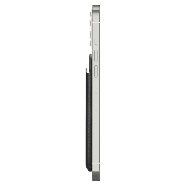 Магнітний гаманець Spigen Valentinus Pro 3 Cards Black with MagSafe (AFA09442)