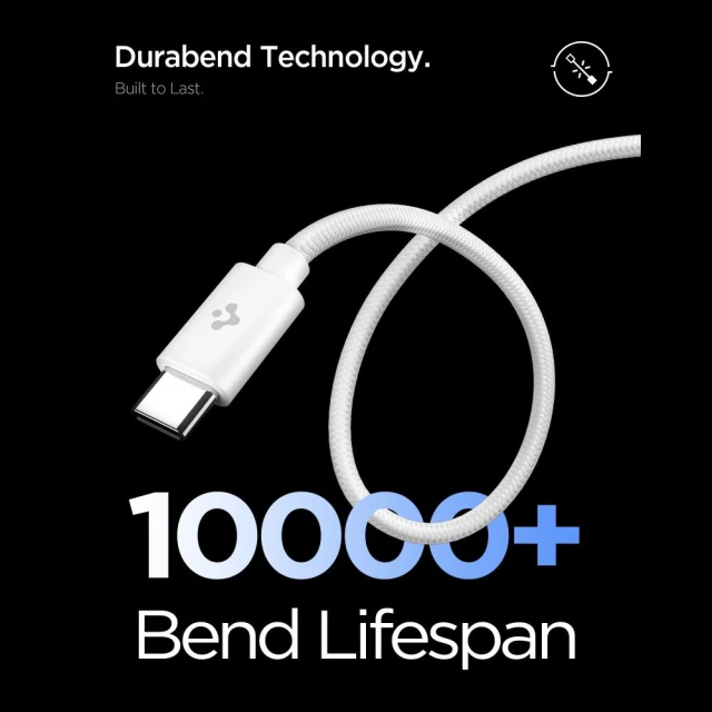Сетевое зарядное устройство Spigen Essential 1-Port 45W + Type-C Cable White (ACH09473)
