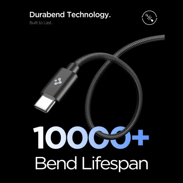 Мережевий зарядний пристрій Spigen Essential 1-Port 45W + Type-C Cable Black (ACH09474)