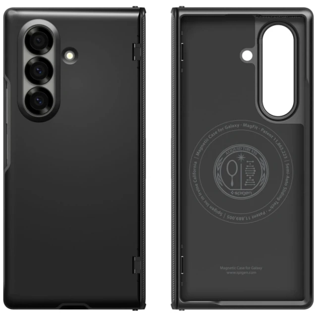 Чохол Spigen Slim Armor Pro для Samsung Galaxy Fold7 (F966) Black with MagSafe (ACS09551)