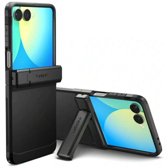 Чохол Spigen Tough Armor Pro для Samsung Galaxy Flip7 (F766) Black with MagSafe (ACS09561)