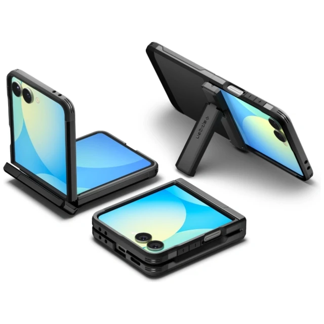 Чохол Spigen Tough Armor Pro для Samsung Galaxy Flip7 (F766) Black with MagSafe (ACS09561)