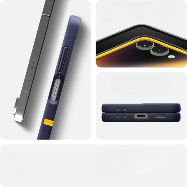 Чохол Spigen Nano Pop для Samsung Galaxy Flip7 (F766) Blueberry Navy with MagSafe (ACS09563)