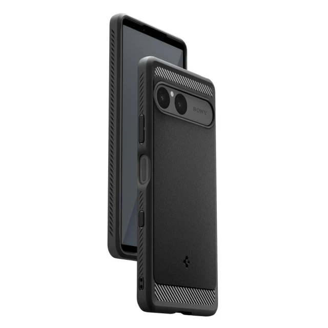 Чохол Spigen Rugged Armor для Sony Xperia 10 VIl Matte Black (ACS09592)