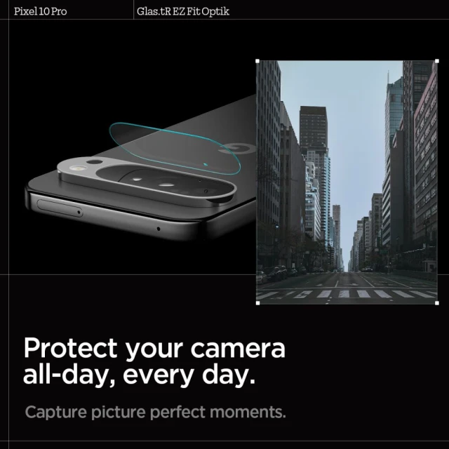Захисне скло Spigen для камери Google Pixel 10 Pro Optik Glas.TR Crystal Clear (2 pack) (AGL09662)