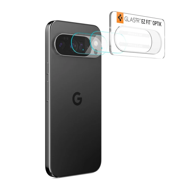 Захисне скло Spigen для камери Google Pixel 10 Pro Optik Glas.TR Crystal Clear (2 pack) (AGL09662)