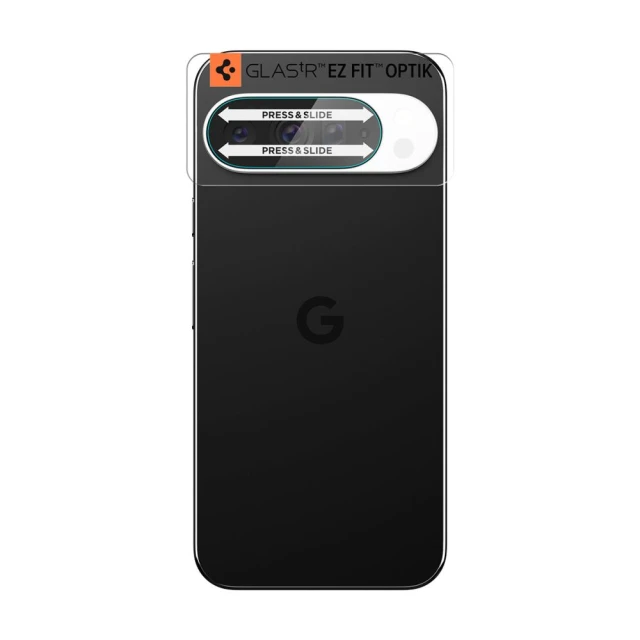 Захисне скло Spigen для камери Google Pixel 10 Pro Optik Glas.TR Crystal Clear (2 pack) (AGL09662)