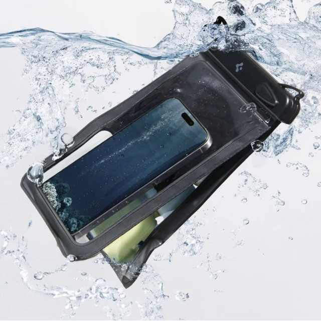 Водонепроникний чохол Spigen Universal Waterproof Case Black (ACS09745)