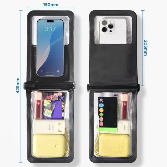 Водонепроникний чохол Spigen Universal Waterproof Case Black (ACS09745)