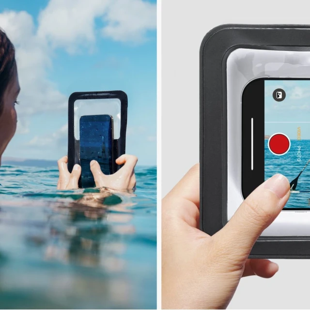 Водонепроникний чохол Spigen Universal Waterproof Case Black (ACS09745)