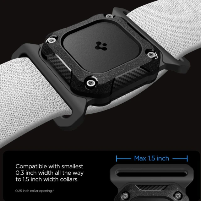 Тримач Spigen Tough Armor Pet Collar для AirTag 2 | 1 Black (ACS09780)