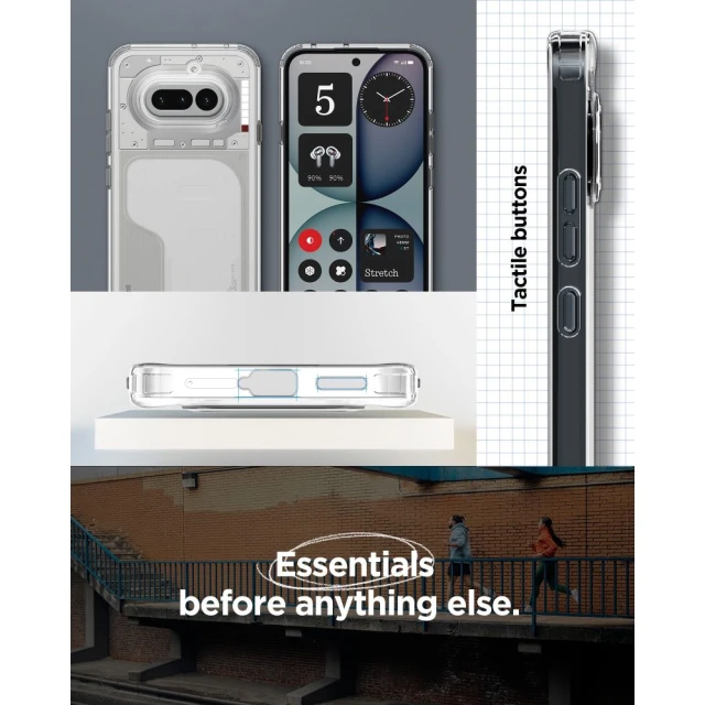 Чохол Spigen Ultra Hybrid для Nothing Phone 4A Crystal Clear (ACS09793)