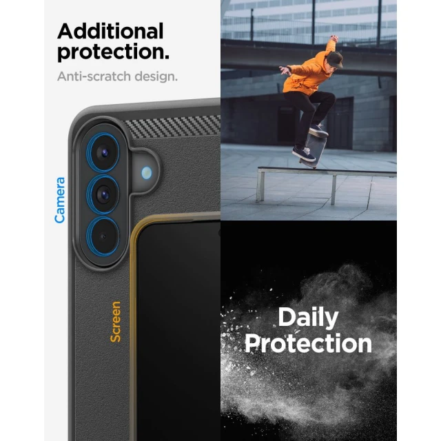 Чехол Spigen Rugged Armor для Samsung Galaxy A57 5G Matte Black (ACS09794)