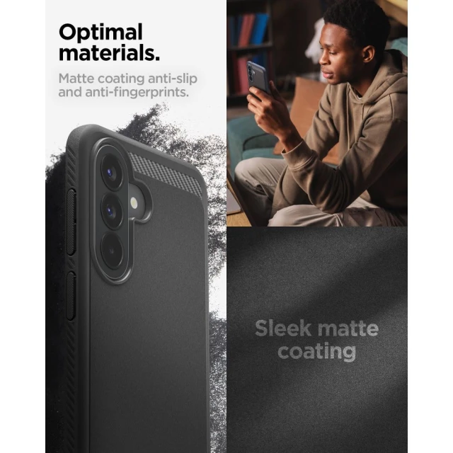 Чехол Spigen Rugged Armor для Samsung Galaxy A57 5G Matte Black (ACS09794)