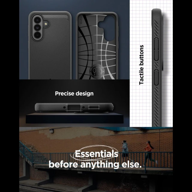 Чохол Spigen Rugged Armor для Samsung Galaxy A37 5G Matte Black (ACS09795)
