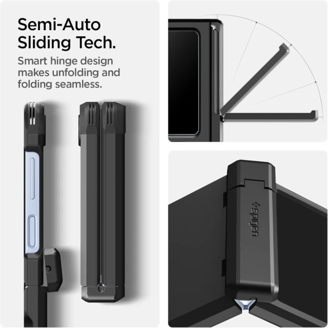 Чохол Spigen Tough Armor Pro для Samsung Galaxy Flip6 (F741) Black with MagSafe (ACS09807)