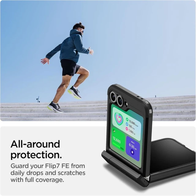 Чохол Spigen Tough Armor Pro для Samsung Galaxy Flip6 (F741) Black with MagSafe (ACS09807)