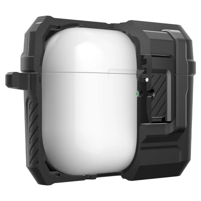 Чохол для навушників Spigen Lock Fit для AirPods Pro 3 Matte Black (ACS09825)