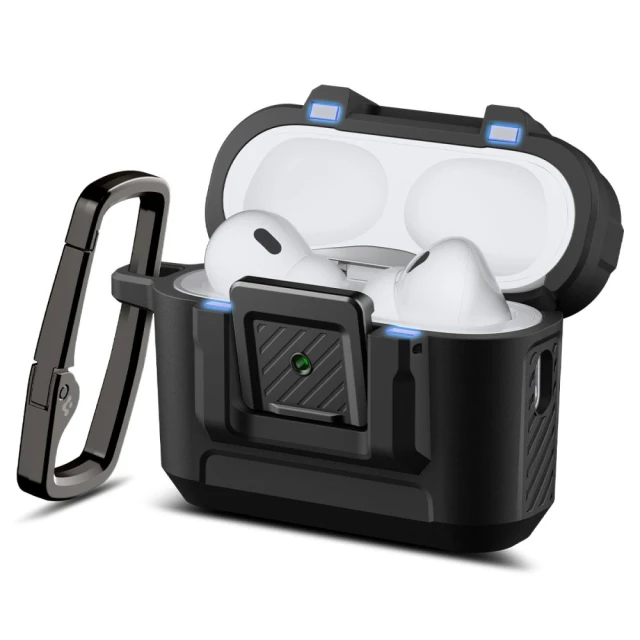 Чохол для навушників Spigen Lock Fit для AirPods Pro 3 Matte Black (ACS09825)
