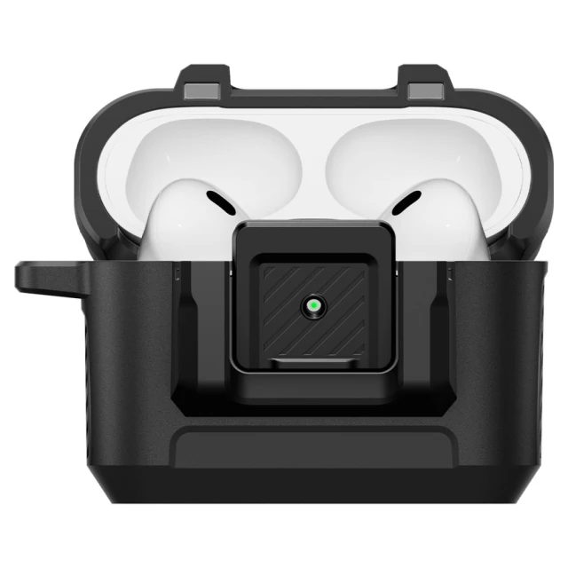 Чохол для навушників Spigen Lock Fit для AirPods Pro 3 Matte Black (ACS09825)