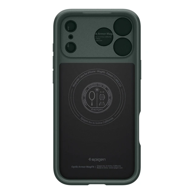 Чохол Spigen Optik Armor для iPhone 17 Pro Max Green with MagSafe (8800283310306)