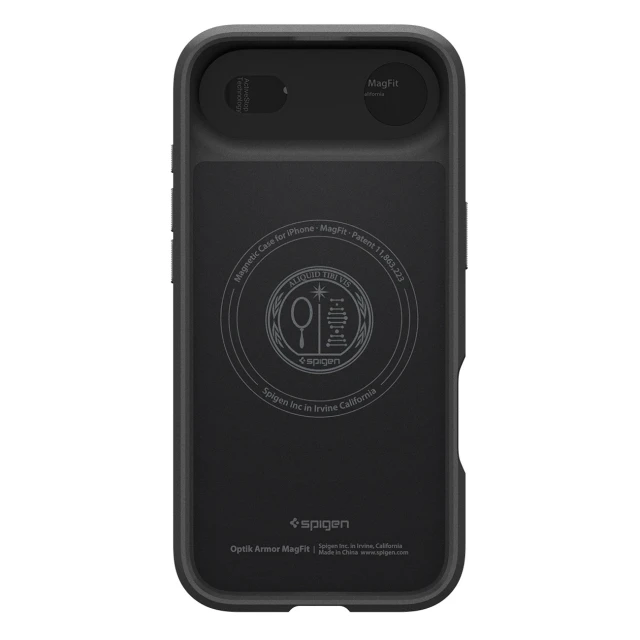 Чохол Spigen Optik Armor для iPhone 17 Air Black with MagSafe (8800283310597)