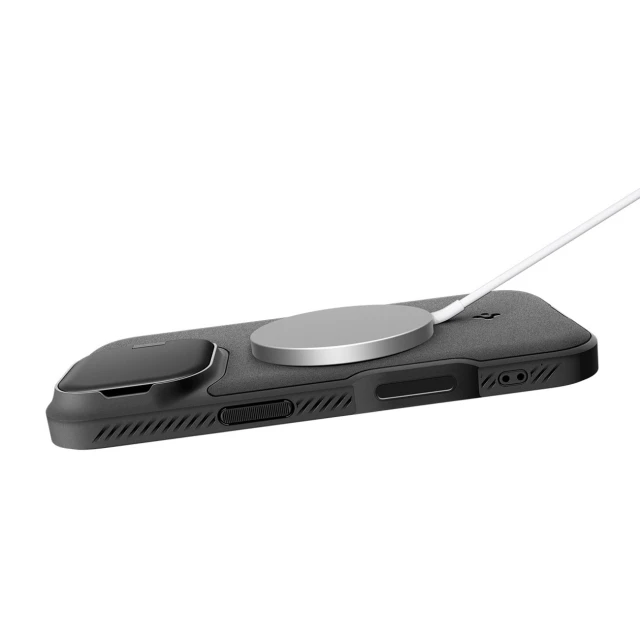 Чехол Spigen Optik Armor для iPhone 17 Black with MagSafe (8800283311167)