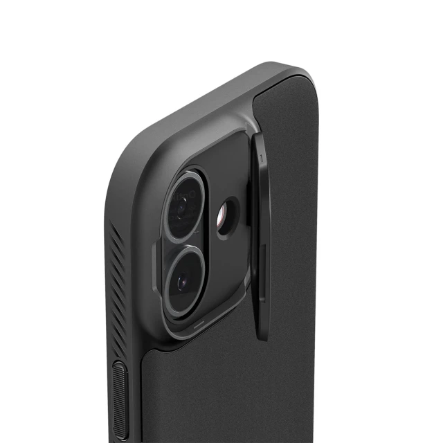 Чехол Spigen Optik Armor для iPhone 17 Black with MagSafe (8800283311167)